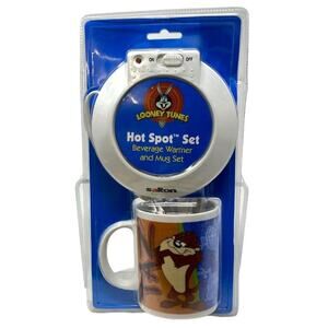 Vintage Dead-stock‎ 1998 Looney Tunes TAZ Hot Spot Set Mug